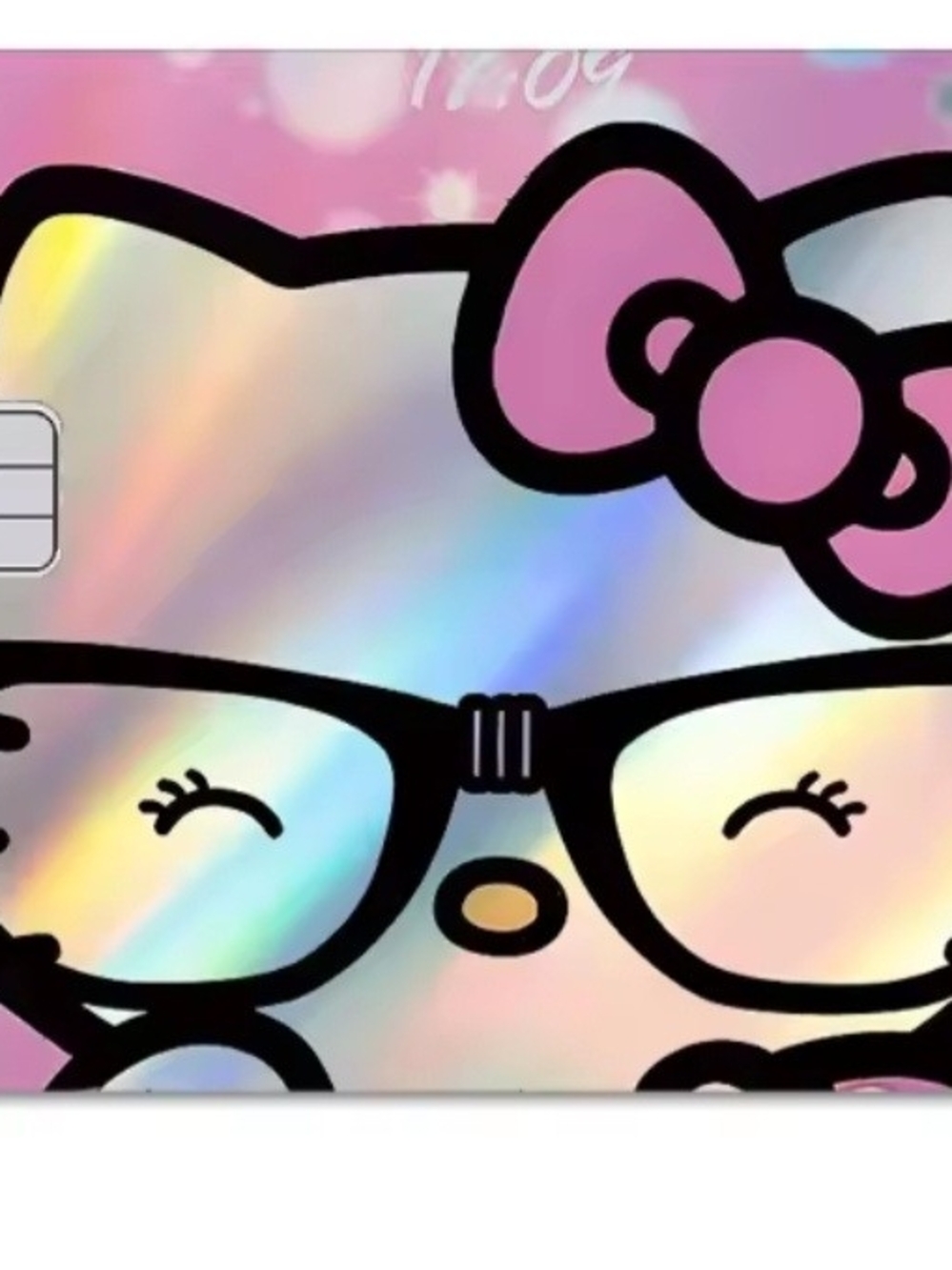 Hello Kitty Holographic Credit Debit Card Sticker Skin
